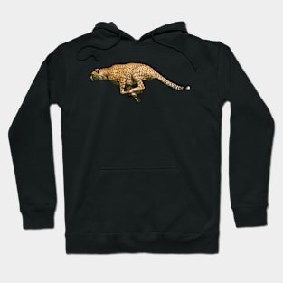 Cheetah at full speed Hoodie